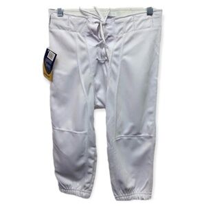 Champro Sports Football Practice Pants Boys YL White‎ Reinforced Training NEW